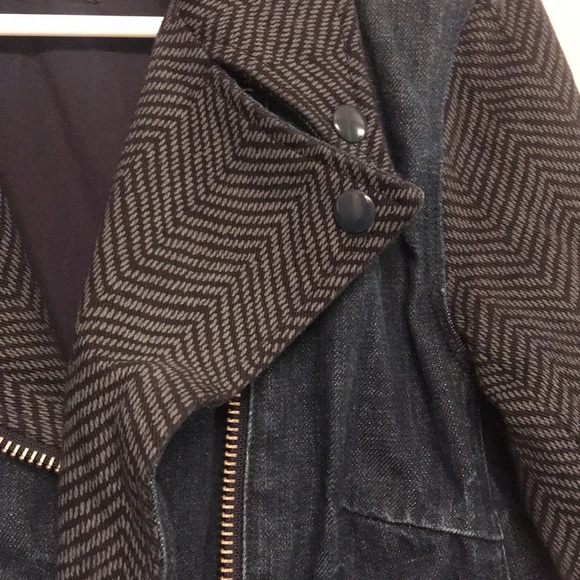 Denim Moto jacket - Picture 3 of 6